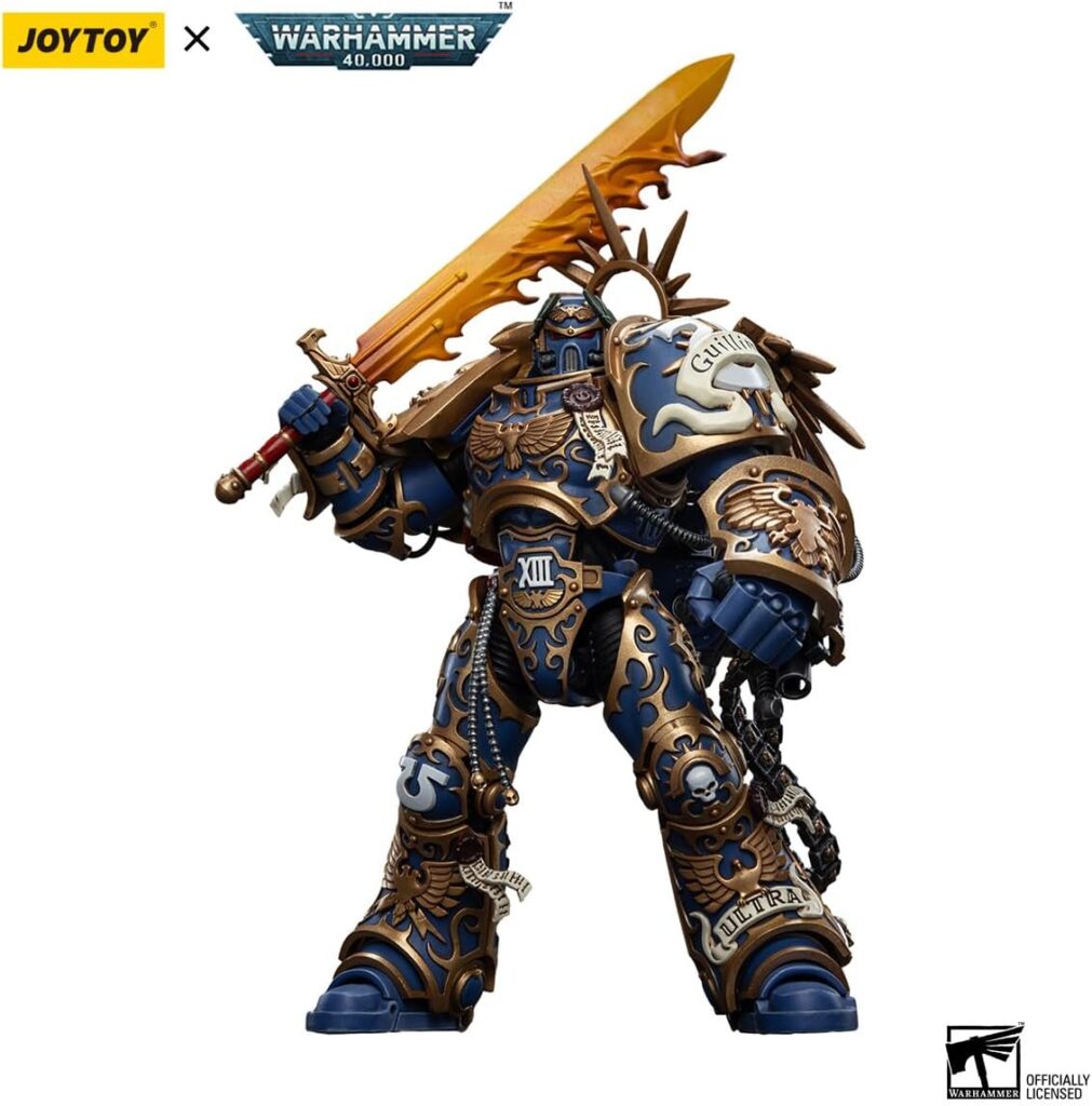 LEBOO JOYTOY Ã Warhammer 40k 1/18 Action Figure Ultramarines Primarch Space Marine Roboute Guilliman