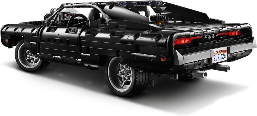 LEGO Technic Fast Furious Doms Dodge Charger 42111 Building Toy - Racing Car Model Building Kit, Iconic Movie Inspired Collectors Set, Gift Idea for Kids, Teens, and Adults Ages 10+