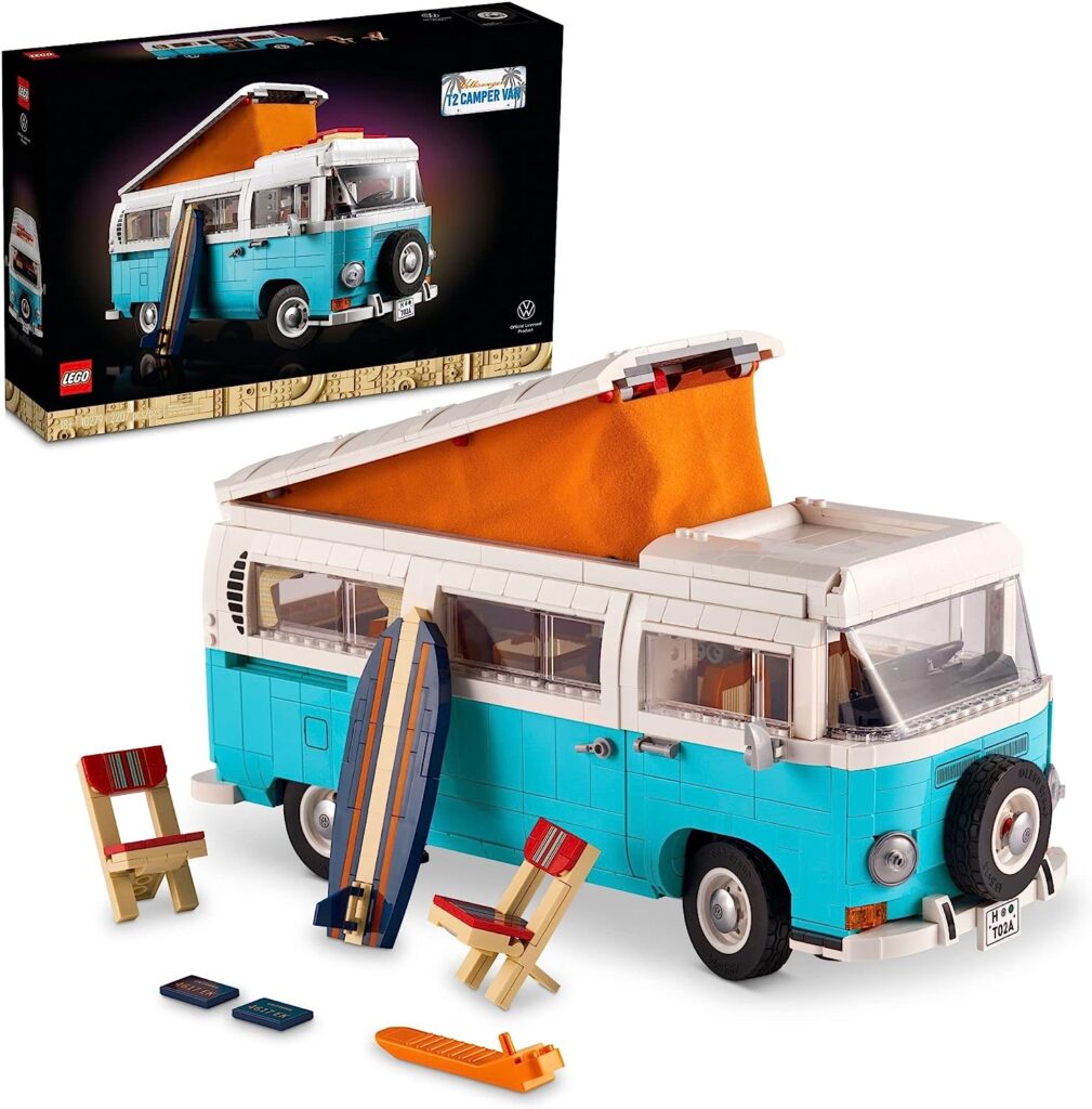 LEGO Volkswagen T2 Camper Van 10279 Building Kit; Build a Displayable Model Version of The Classic Camper Van (2,207 Pieces)