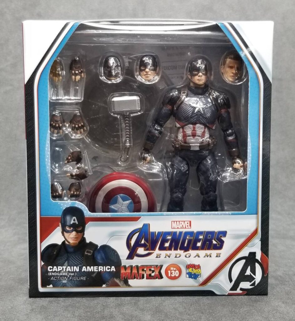 Mafex Captain America Figure Articulation and Poseability