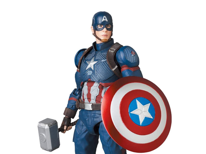 Mafex Captain America Figure Collectors Edition and Packaging