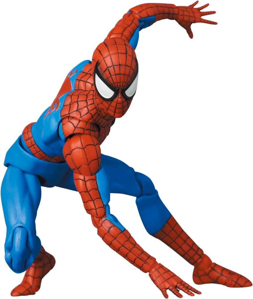 MAFEX No.185 SPIDER-MAN Spider-Man (CLASSIC COSTUME Ver.) Total Height: Approx. 6.1 inches (155 mm), Non-scale, Painted Action Figure