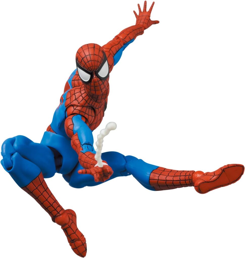 MAFEX No.185 SPIDER-MAN Spider-Man (CLASSIC COSTUME Ver.) Total Height: Approx. 6.1 inches (155 mm), Non-scale, Painted Action Figure