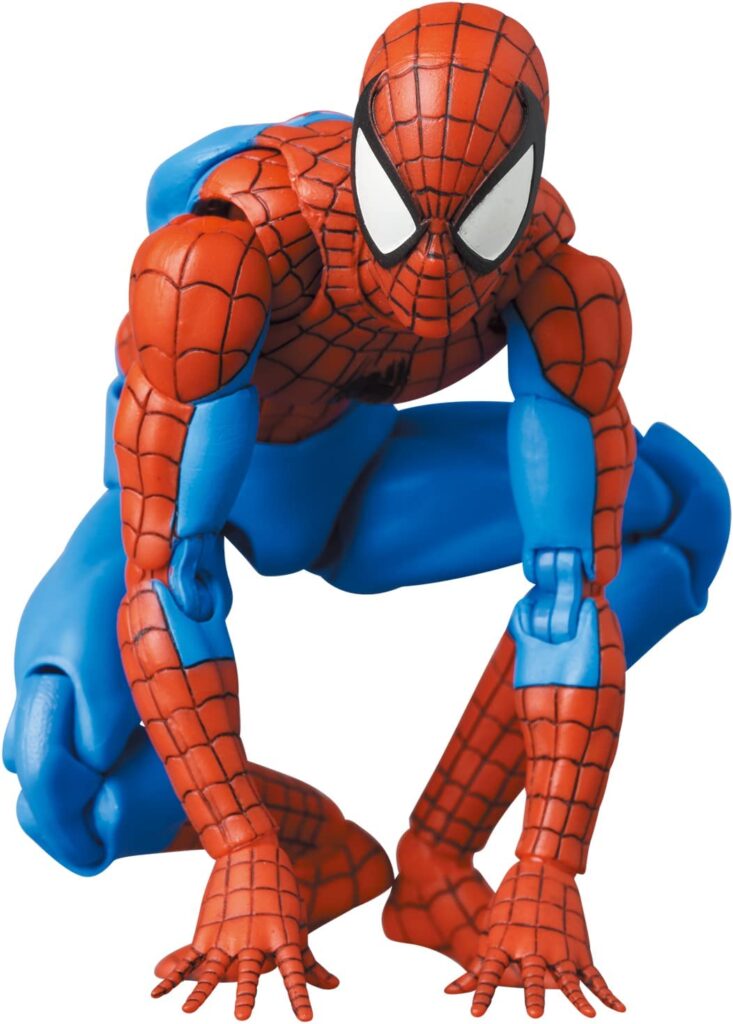 MAFEX No.185 SPIDER-MAN Spider-Man (CLASSIC COSTUME Ver.) Total Height: Approx. 6.1 inches (155 mm), Non-scale, Painted Action Figure