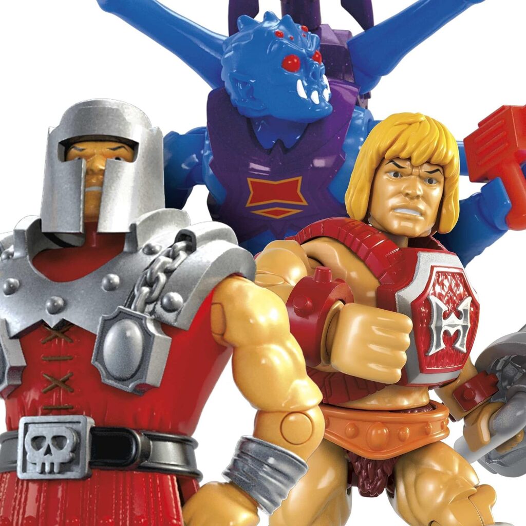 MEGA Masters of the Universe Toy Building Set, MOTU Snake Mountain with 3802 Pieces, 6 Collectable Micro Action Figures and Accessories (Amazon Exclusive)