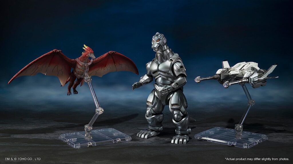 TAMASHII NATIONS - Godzilla vs. Mechagodzilla - Mechagodzilla Garuda Fire Rodan Makuhari Decisive Battle Ver., Bandai Spirits S.H.MonsterArts Collectible Action Figure