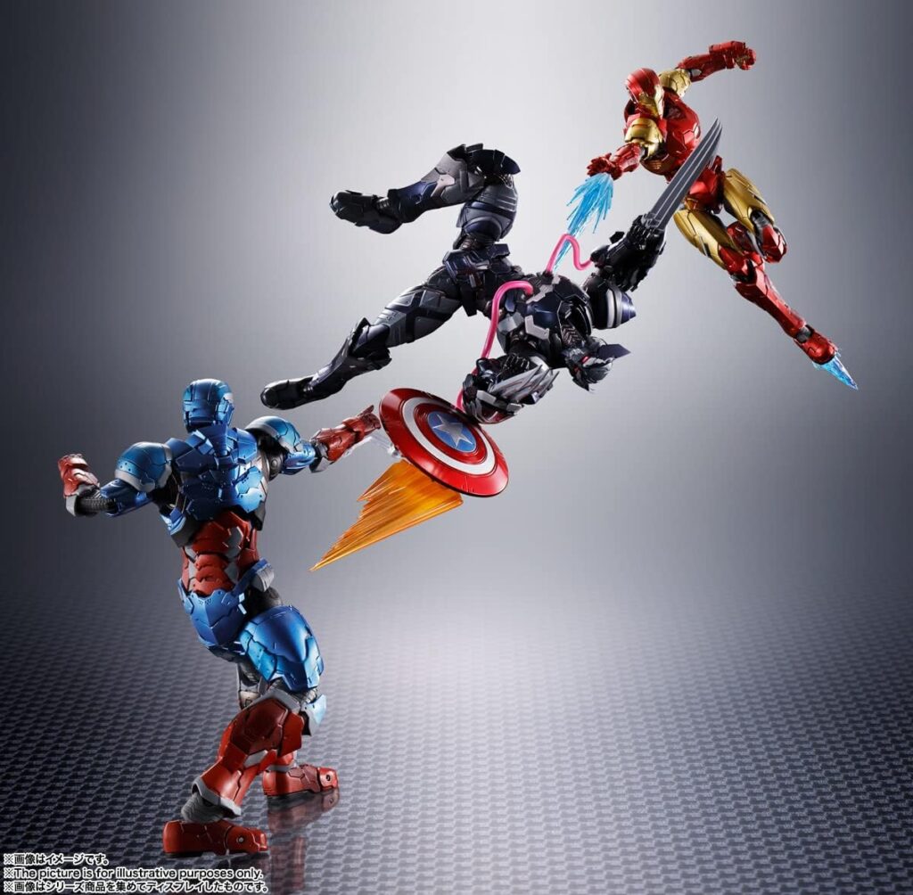 TAMASHII NATIONS - Venom Symbiote Wolverine Tech-On Avnegers, Bandai Spirits S.H.Figuarts