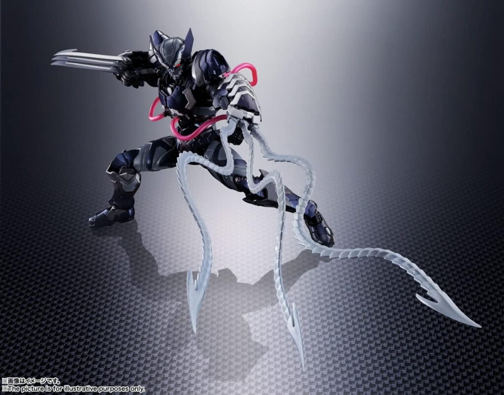 TAMASHII NATIONS - Venom Symbiote Wolverine Tech-On Avnegers, Bandai Spirits S.H.Figuarts